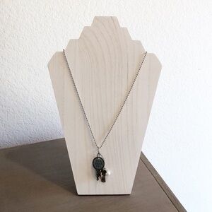 Sun Sand Sea beach/shell charm long pendant necklace